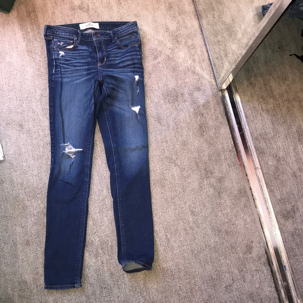 Blue wash jeans